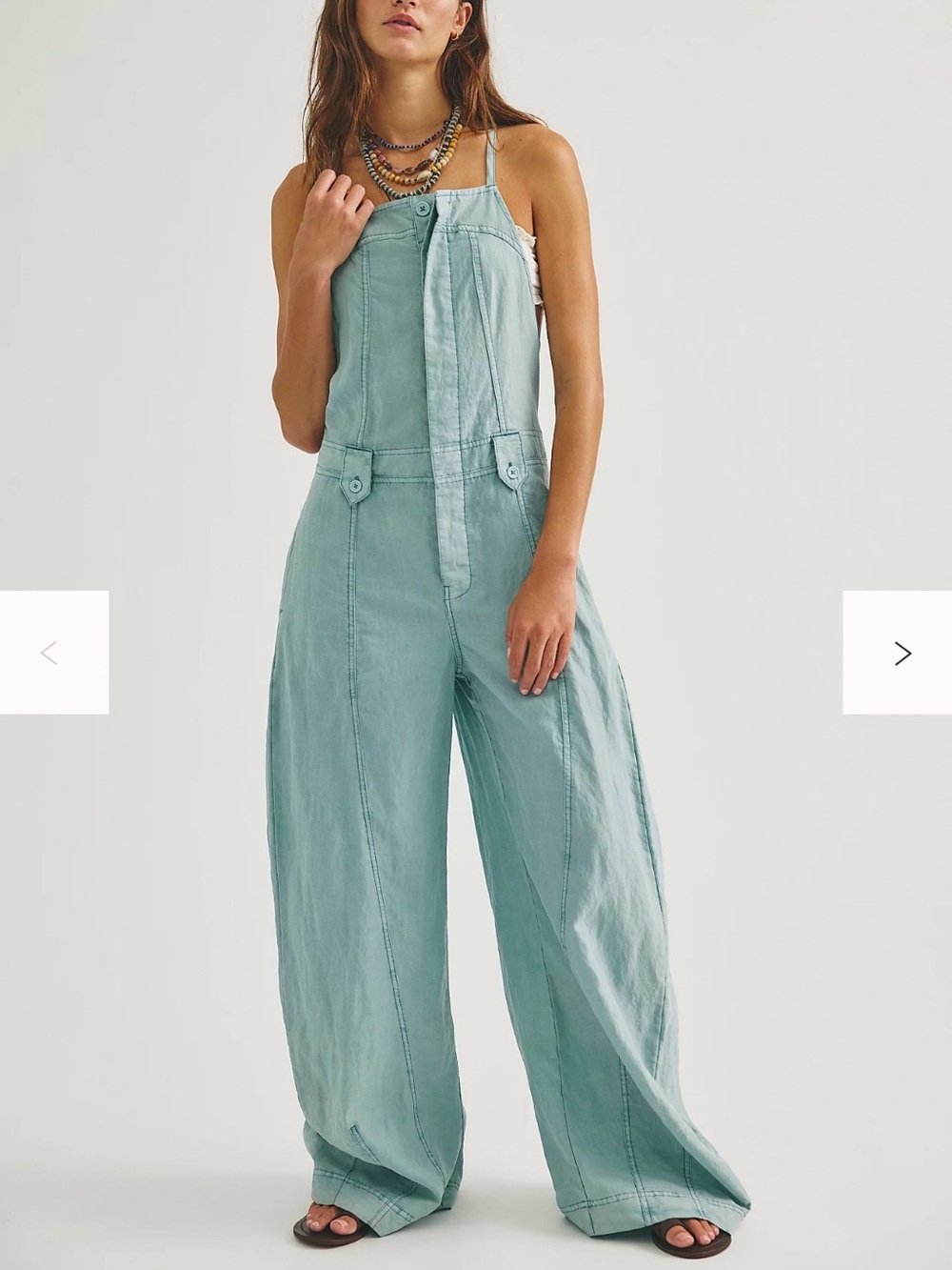 Free People Sylvia Barrel One-Piece XS Color: Sterling Blue NWT